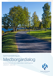 Framsida, sammanställning av medborgardialog. 