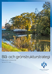 Framsidan på Blå- och grönstrukturstrategin.