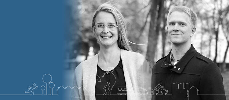Anna och Daniel - våra två senaste kollegor på Södra Munksjön Utvecklings AB.