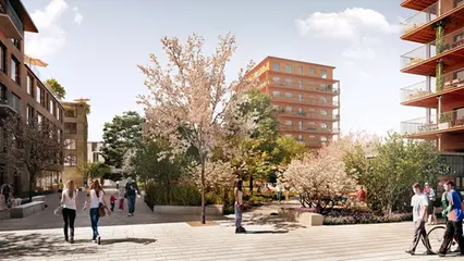 Orange bakgrund med vit text där det står Backyard country fest.